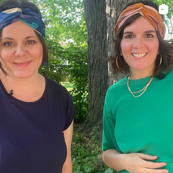 Wearing a silk scarf in the summer! With Jennifer Ziliotto
