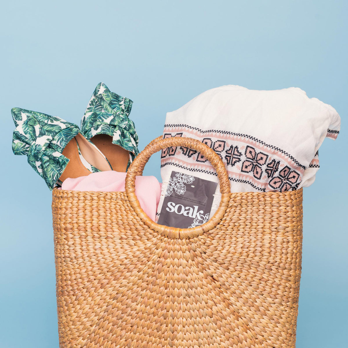 Pack de voyage assorti de produits de lavage doux SOAK