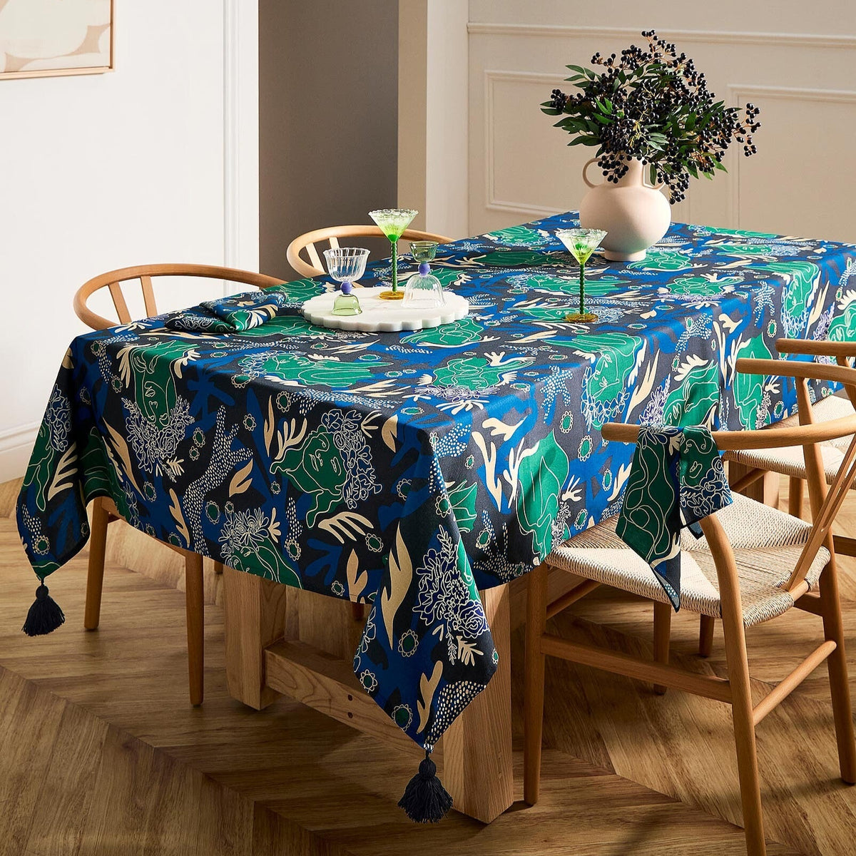 Nappe à pompons Midsummer