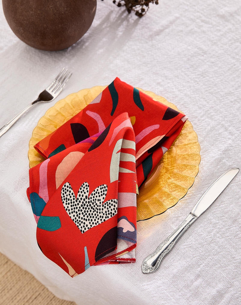 2 Serviettes de table Jusqu'au Bout