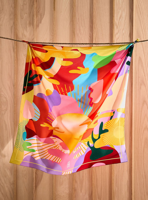 Pike Sun silk scarf 90