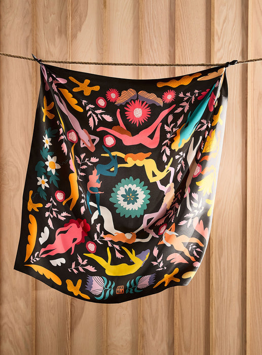 Chasing Stories silk scarf 90