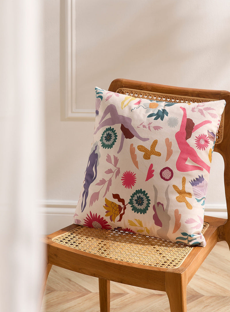 Coussin en velours Stories Light
