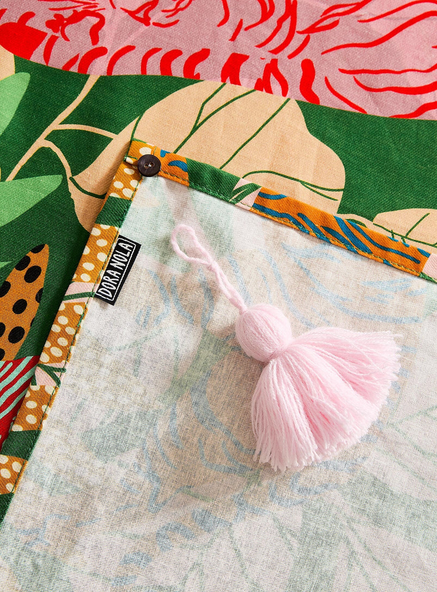Nappe à pompons Tigresse