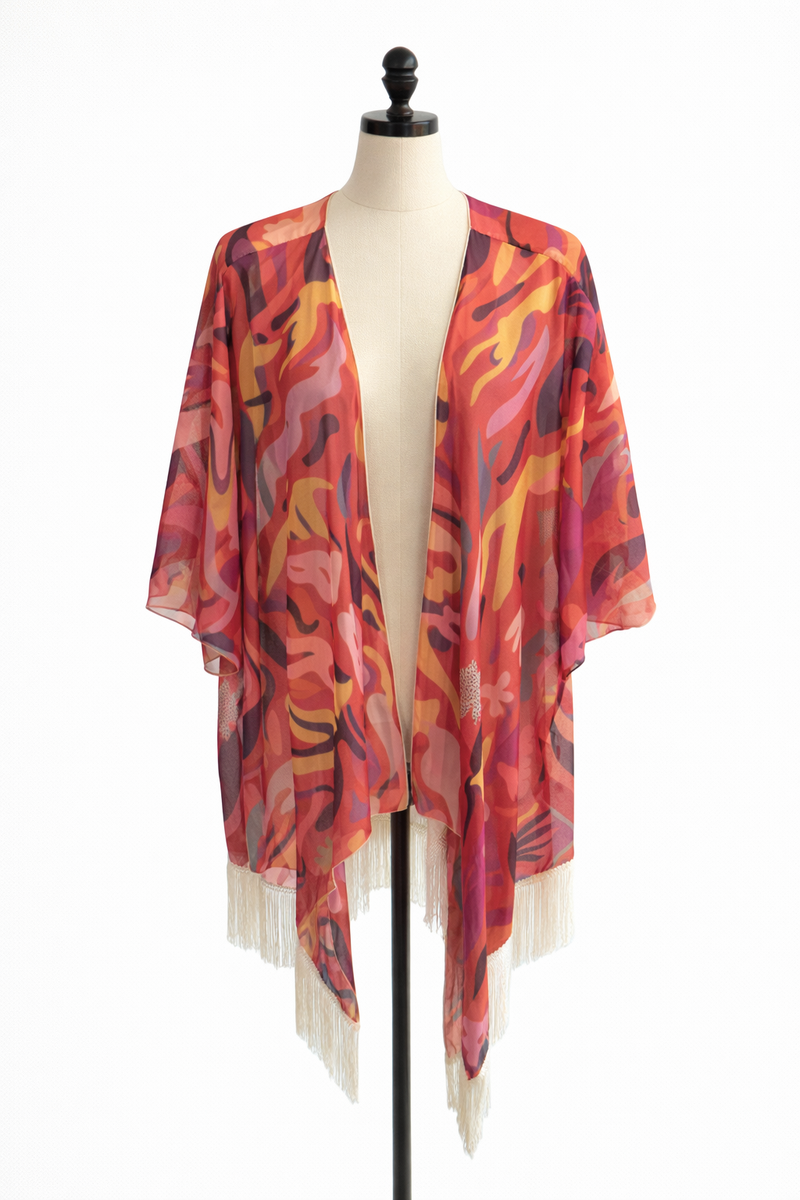 Kimono à franges