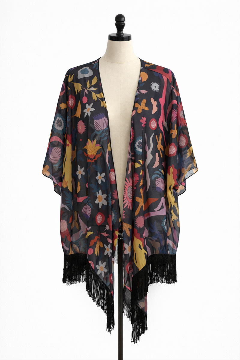 Kimono à franges