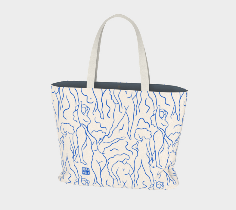 Esquisse Bag Blue & White