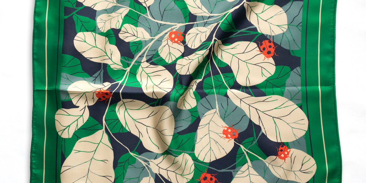 Forage Silk Neckerchief | Dora Nola