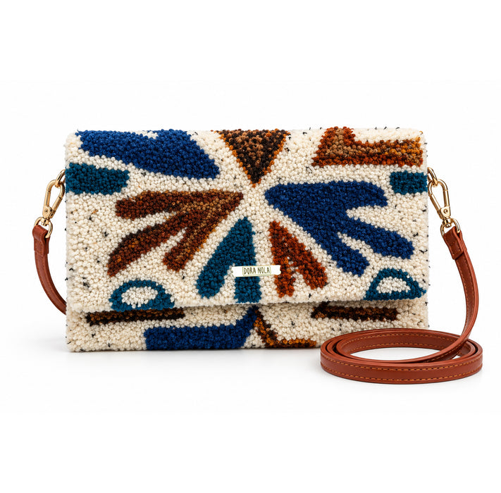 Flanelle Handmade Tufted Clutch Purse