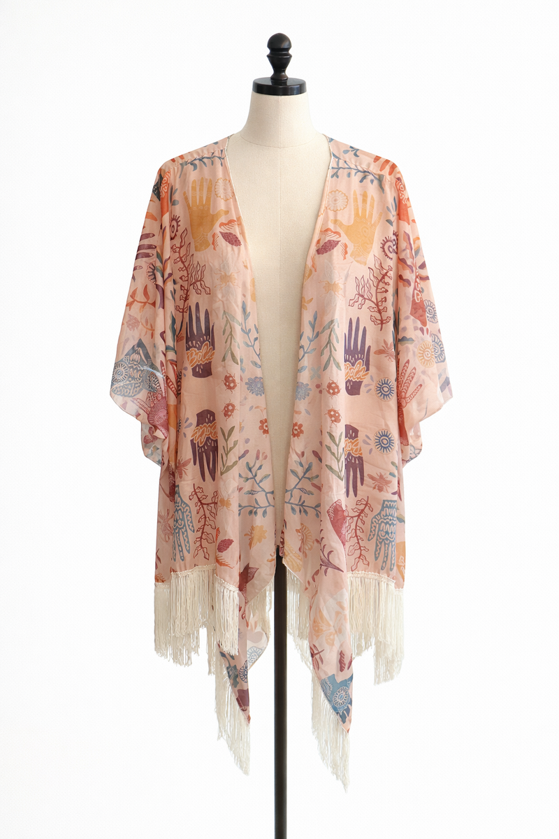 Kimono à franges