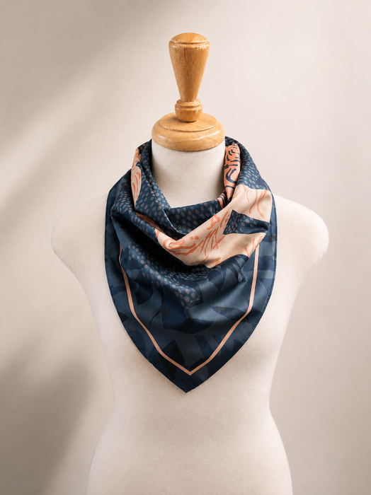 Tiger Duo Night cotton Bandana