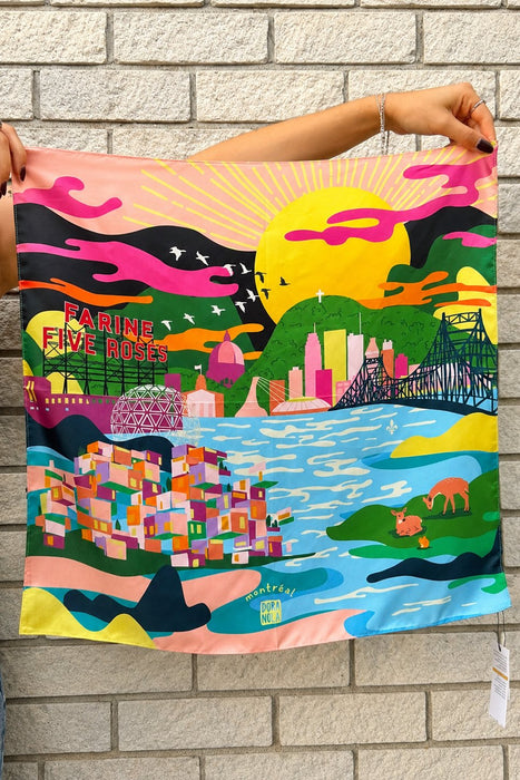 foulard en soie de Montréal 50
