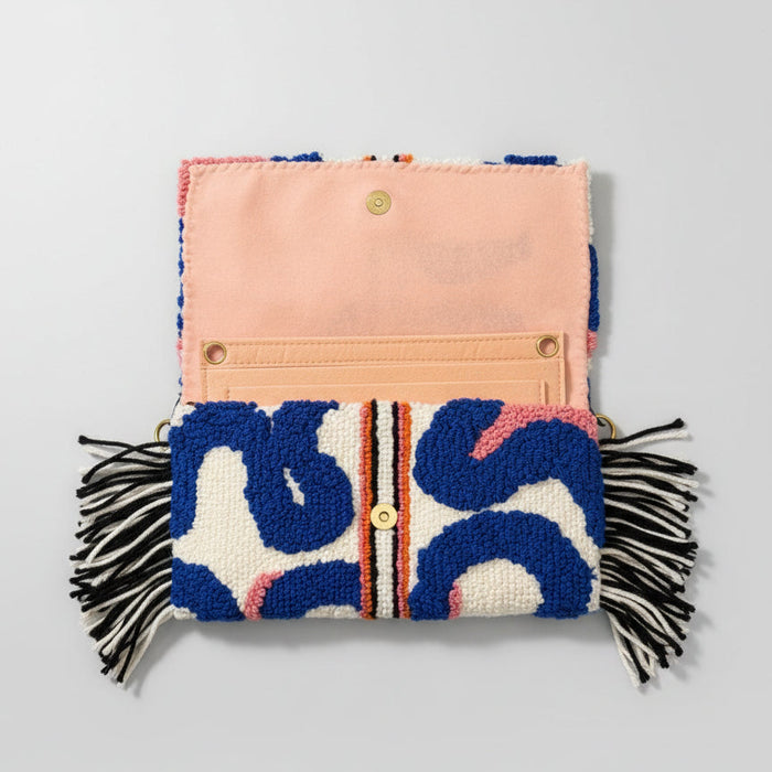 Angel, Oversized Clutch with Beaded Eye