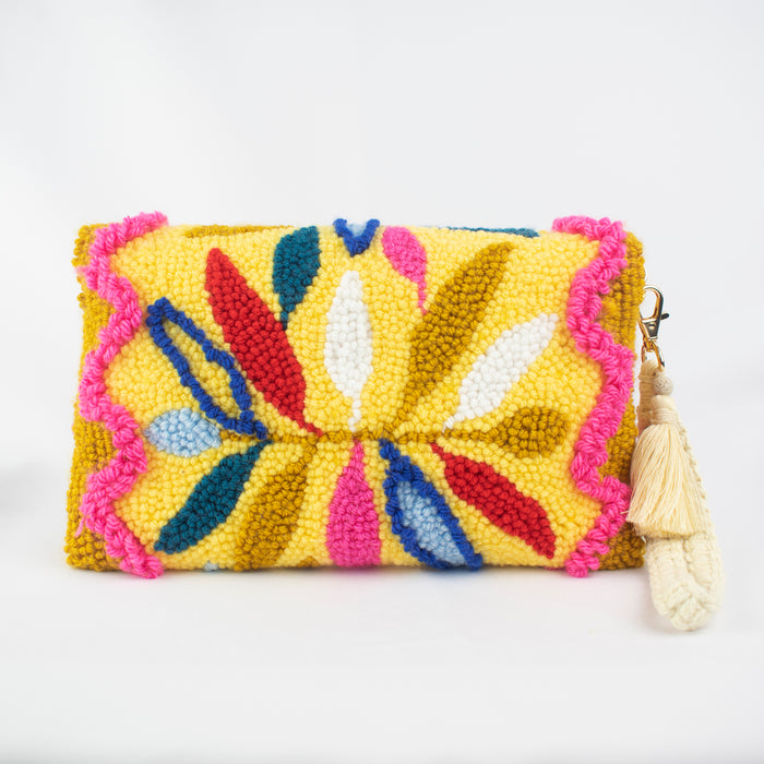 Mother, Handmade Tufted Clutch Purse