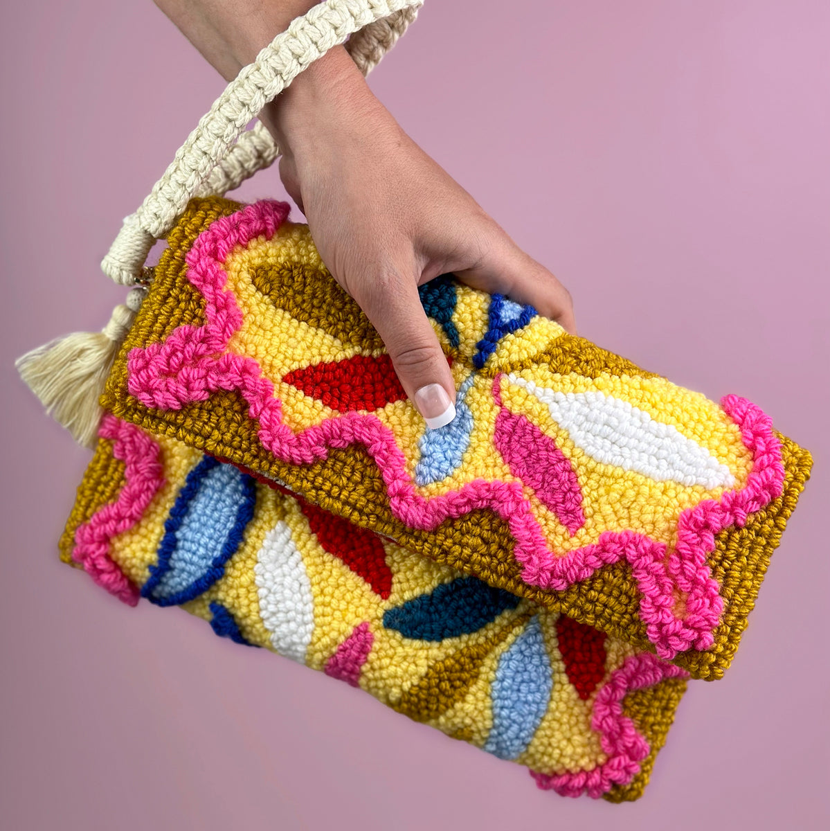 Porte-clé en macramé