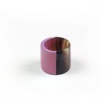 Horn scarf ring pink
