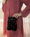 ROMY hand tufted hip bag