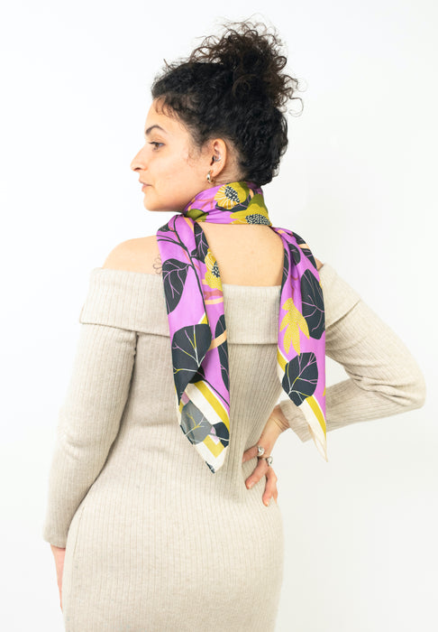 Rosie's Garden Silk Scarf