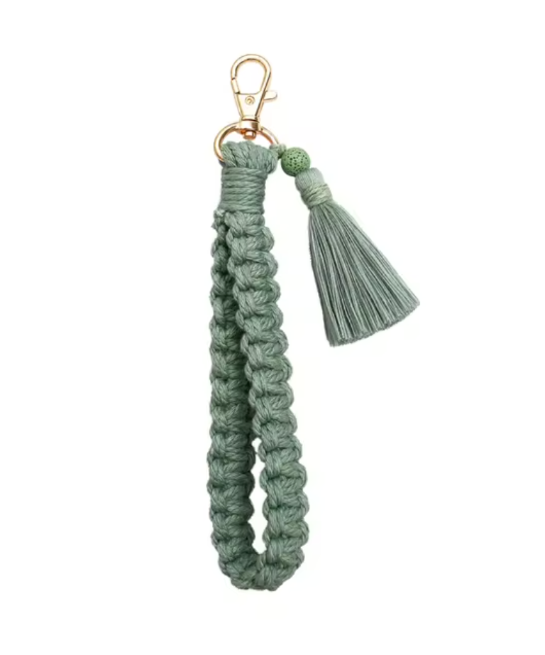 Porte-clé en macramé