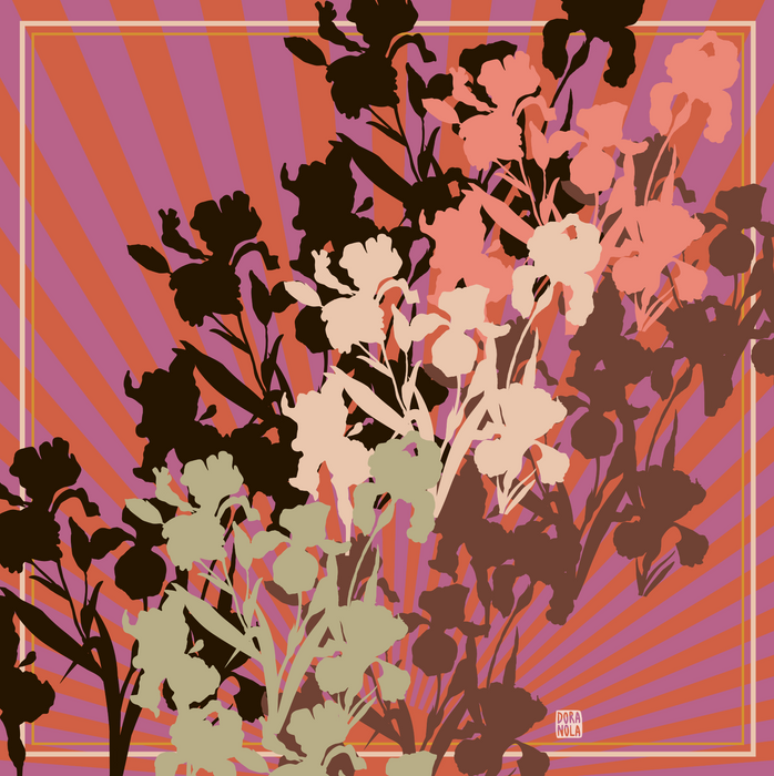 Ombres et Parfums Pink cotton bandana