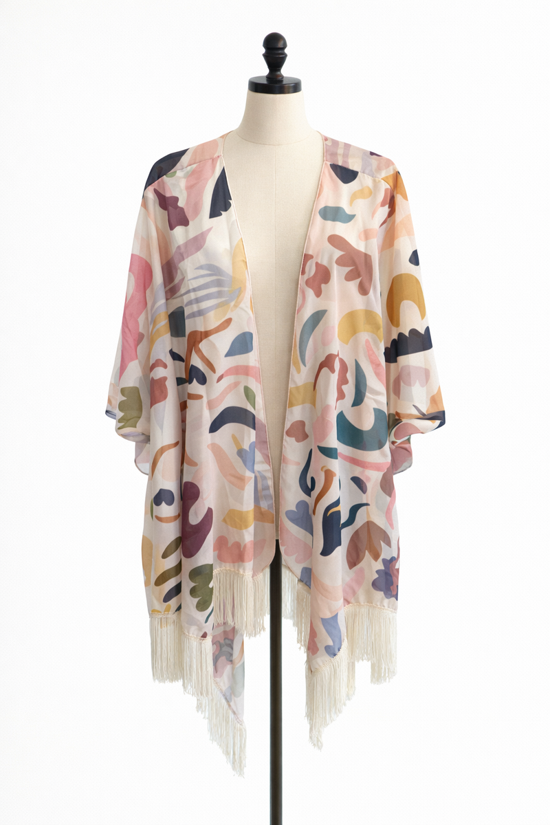 Kimono à franges