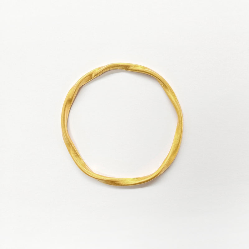 Twist Scarf Ring Gold