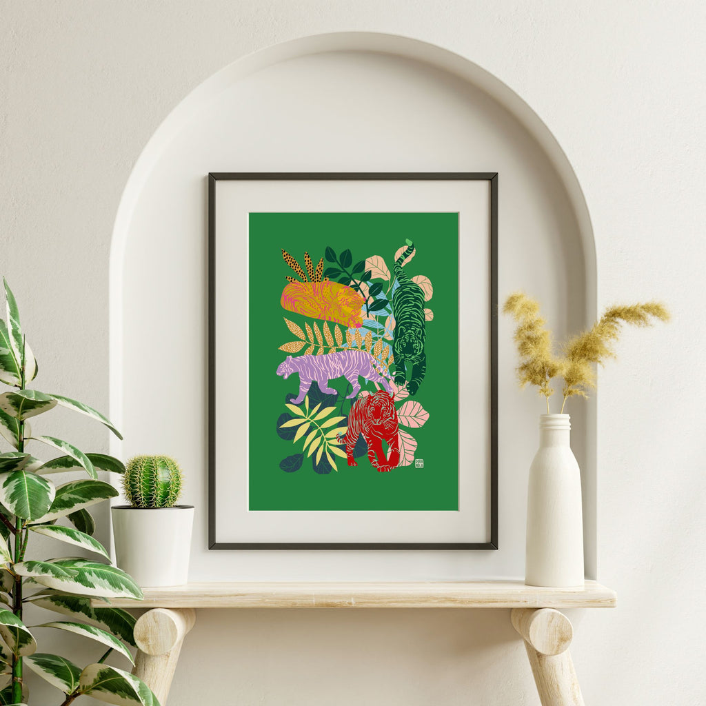 Tigress art print | Dora Nola
