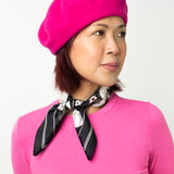 Black Fig Silk Neckerchief
