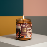 CHINOOK candle in modern color blocking setting