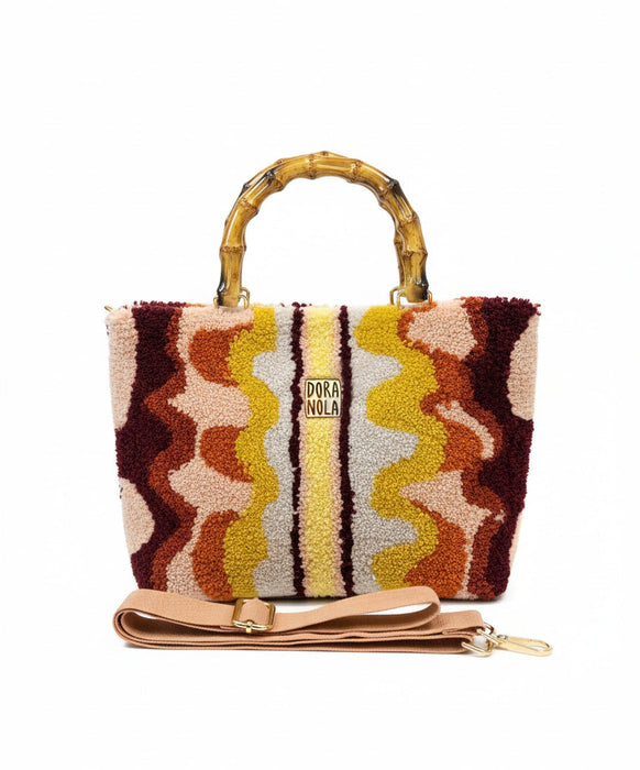 Janis, Hand tufted satchel purse