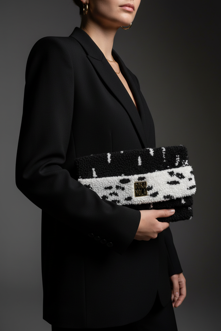 Dora Nola B&W Clutch — High Fashion Editorial Styling