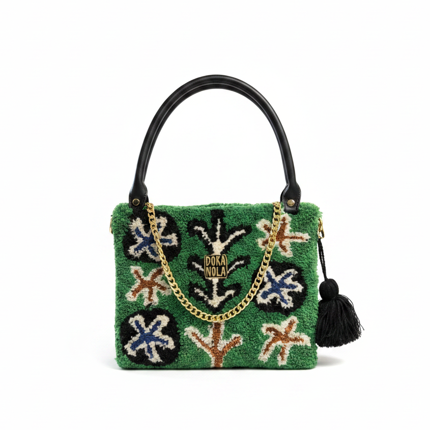 Dora Nola Hand-Tufted Handbag