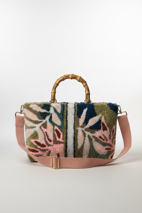 Dora Nola Hand-Tufted Tote — Back View
