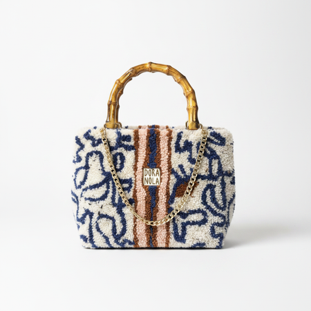 Dora Nola Tufted Bag Studio Photo