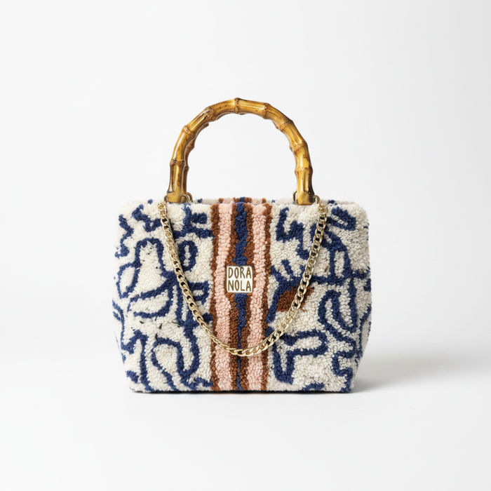 Dora Nola Tufted Bag Studio Photo
