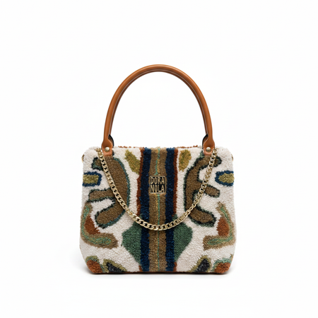 Dora Nola Tufted Handbag Studio Photo