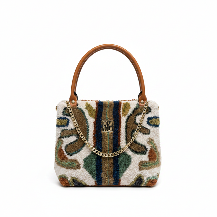 Dora Nola Tufted Handbag Studio Photo