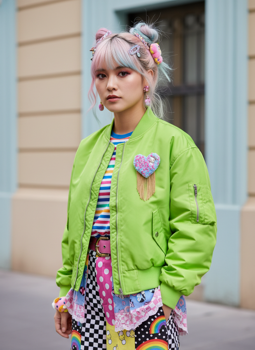Handmade Tufted Brooch, pink Hello Kitty