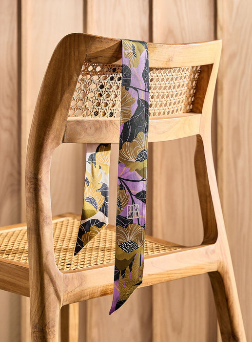 Rosie's Garden silk twilly