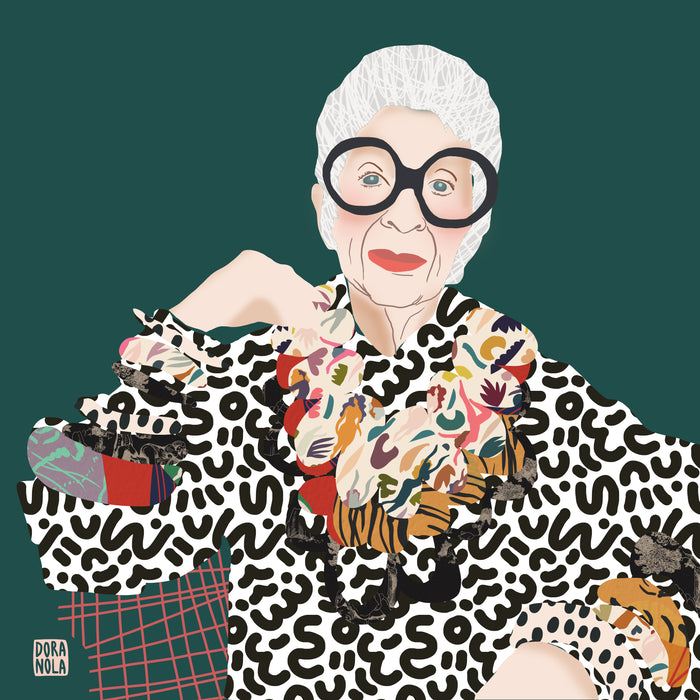 Portrait of Iris Apfel