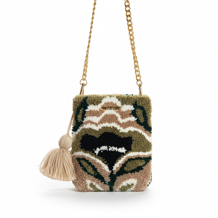 Lainey — Dora Nola Botanical Mini Crossbody — White Background