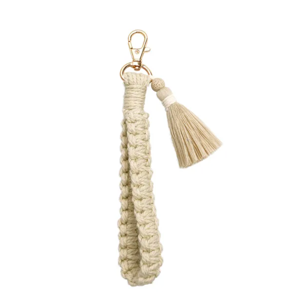 Porte-clé en macramé