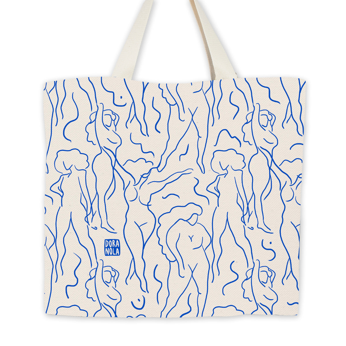 Sac Esquisse Bleu &amp; Blanc
