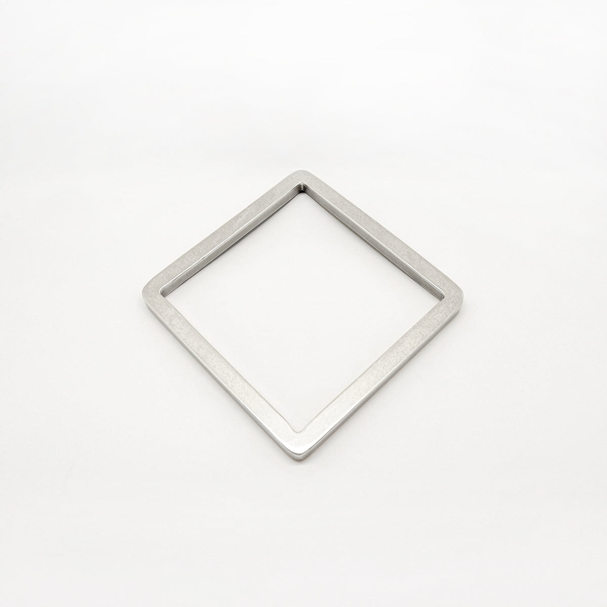 Square Scarf Ring Silver