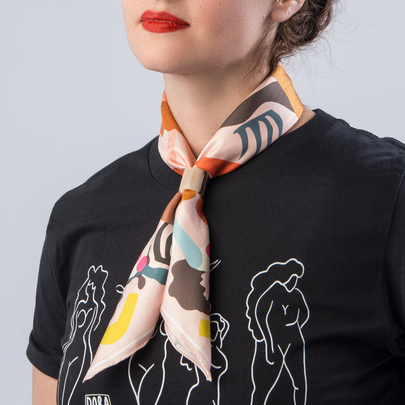 She/Her Petit carré de soie 50