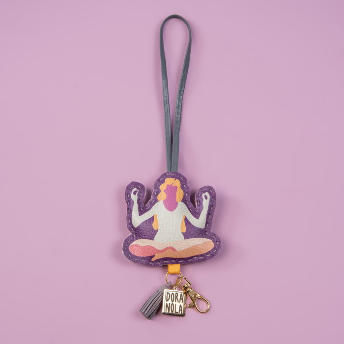 Handmade Bag Charm, Figure 5 (Namaste)