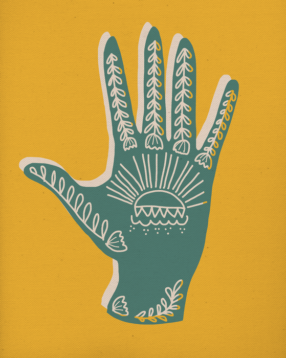 Hands Down Art Print - Henne