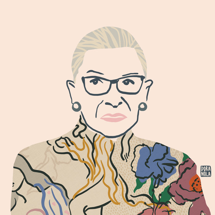 Portrait of Ruth Bader Ginsberg