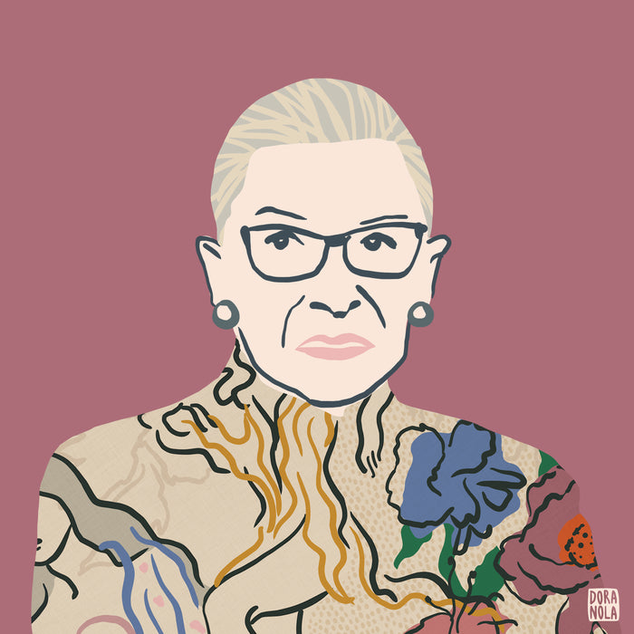 Portrait of Ruth Bader Ginsberg