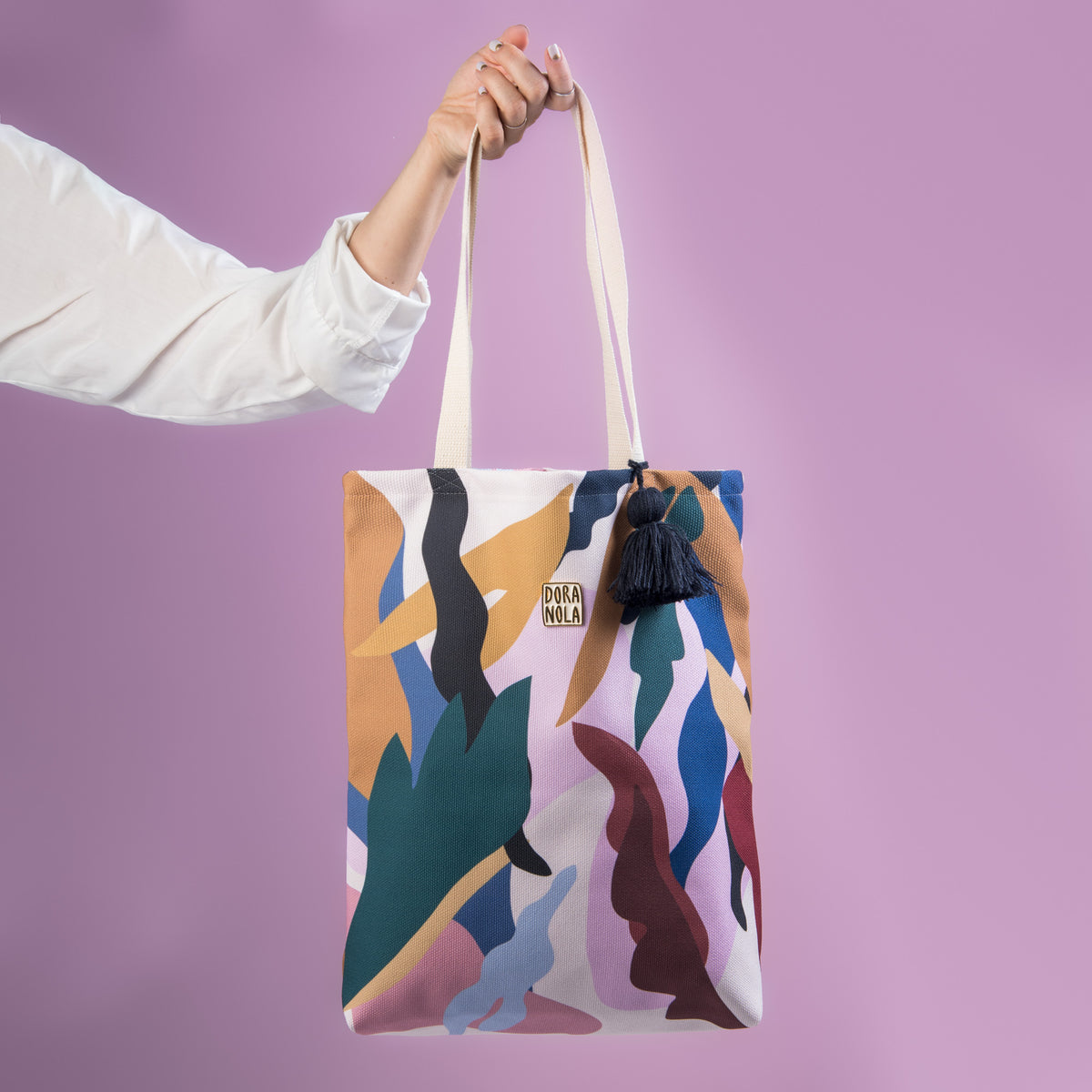 Swimsuit, Tote Bag with Tassel